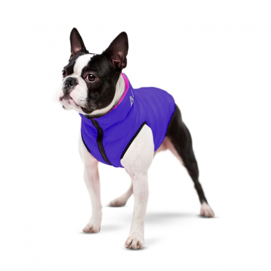 Курточка для собак AiryVest двухсторонняя, розово-фиолетовая