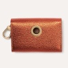 Кожаная сумочка для пакетов для уборки BranniPets - Portabolsas Metal Orange