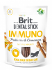 Лакомства для собак Brit Dental Stick Immuno для крепкого иммунитета, пробиотики и корица