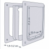 Дверца Trixie «Free» XS-S 25 x 29 см (пластик)
