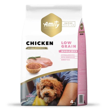 AMITY Super Premium Chicken сухий корм для дорослих собак з куркою