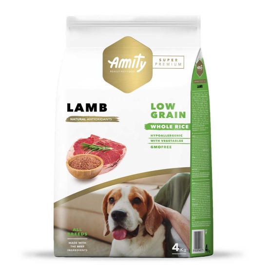 AMITY Super Premium Lamb сухой корм для взрослых собак с ягненком