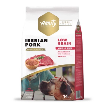 AMITY Super Premium Iberian Pork сухой корм для взрослых собак с иберийской свининой