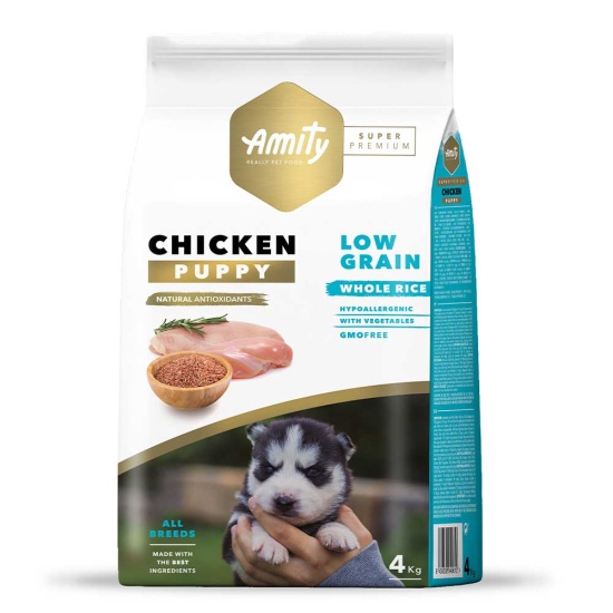 AMITY Super Premium Puppy сухой корм для щенков всех пород с курицей