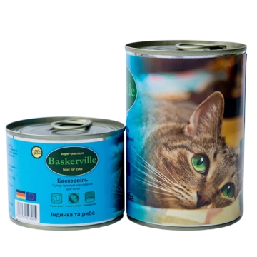 Baskerville Cat М'ясо індички з рибою
