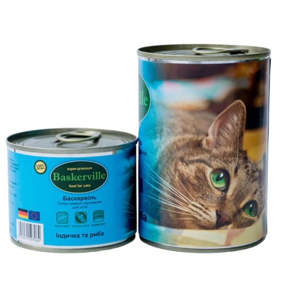 Baskerville Cat М'ясо індички з рибою