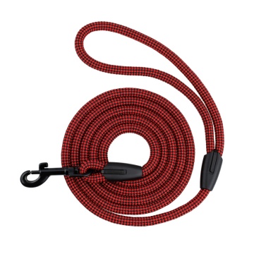 Поводок для Собак Bronzedog Active из Альпинистского Шнура Черно-Красный