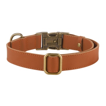 Нашийник для собак шкіряний BronzeDog Antiq тауні