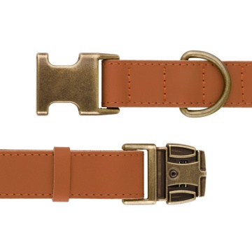 Нашийник для собак шкіряний BronzeDog Antiq тауні