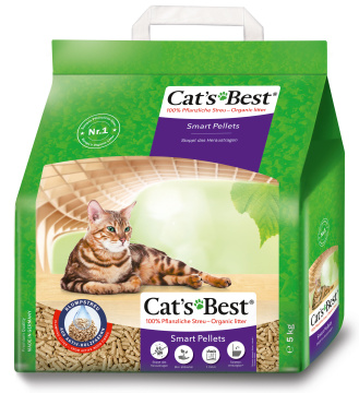 Наполнитель туалета для кошек Cat's Best «Smart Pellets» (древесный)