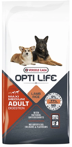 Opti Life Adult Digestion Medium & Max ОПТІ ЛАЙФ ЯГНЯ ДЛЯ СЕРЕДНІХ ТА ВЕЛИКИХ ПОРІД