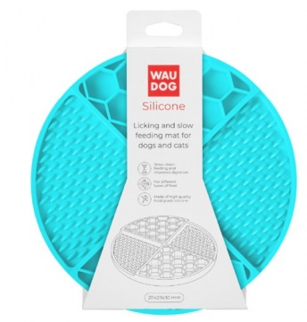 WauDog Silicone Килимок для злизування і повільного харчування 211*211*30мм