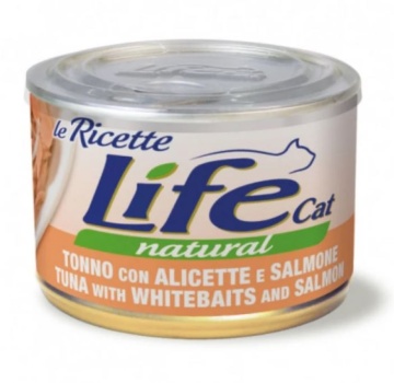 LifeCat le Ricette Тунець з анчоусами та лососем для котів