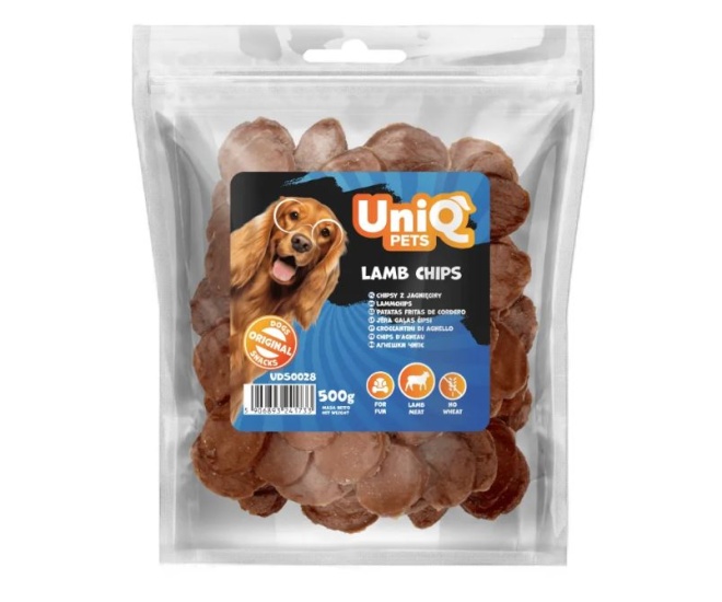 Лакомство для собак UniQ PETS Чипсы из баранины