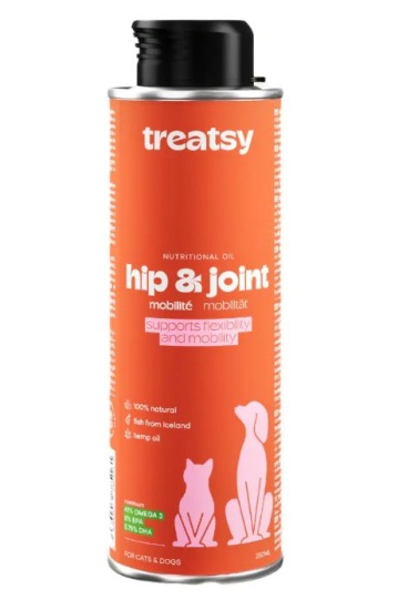 Treatsy Hip & Joint Функциональное масло для мышц и связок собак и кошек