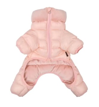 Puppia Комбінезон для собак VELOUR SOFT ALLINONE JUMPER PAWD Pink