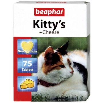 Beaphar Kitty's Cheese - вітаміни для дорослих котів