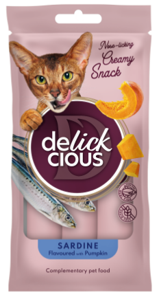 Delickcious Кремові ласощі – сардина з додаванням гарбуза