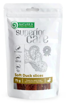 Лакомство для собак Nature's Protection Superior Care, полоски, сушеная утка