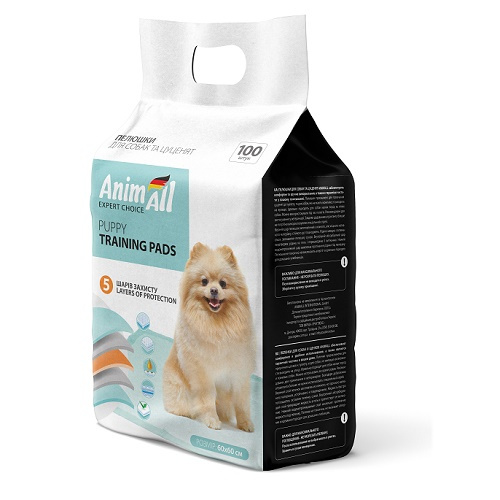 AnimAll Пелюшки для цуценят та дорослих собак 60х60 см