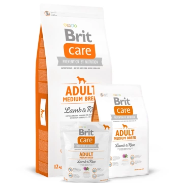 Brit Care Dog Hypoallergenic Adult Medium Breed гіпоалергенний з ягням