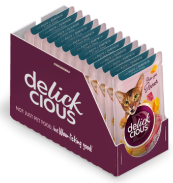 Delickcious Смужки з качкою та гарбузом в крем-супі