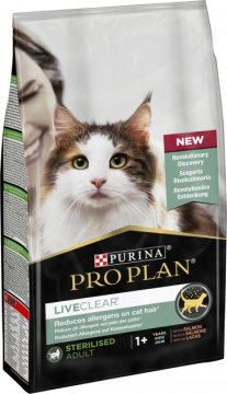 Purina Pro Plan LiveClear для зменшення алергенів на шерсті з лососем