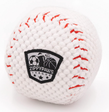 Мягкая игрушка ZippyPaws SportBall мяч с пищалкой для собак