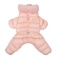 Puppia Комбінезон для собак VELOUR SOFT ALLINONE JUMPER PAWD Pink