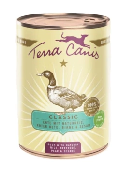 Terra Сanis Classic Menu Вологий корм для собак Качка з буряком, рисом, грушею та кунжутом