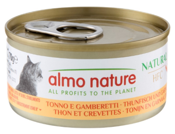 Almo Nature HFC Cat Natural с тунцом и креветками для кошек