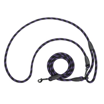 Поводок для Собак Barksi светоотражающий "Свободные руки" Фиолетовый