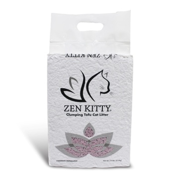 ZenKitty Clumping Tofu Lavender Комкующийся наполнитель для кошачьего туалета с лавандой