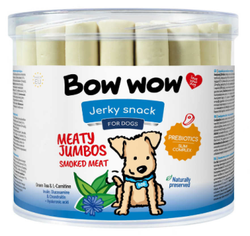Ласощі  для собак"Bow wow"м'ясні копчені палочки
