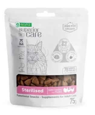 Лакомства с птицей для взрослых стерилизованных кошек Superior Care with Poultry Adult Sterilised cat