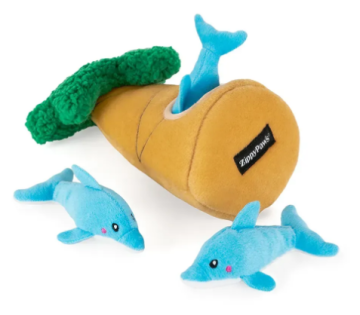 Іграшка для собак Компанія дельфінів Zippy Burrow® – Dolphins in Palm Tree ZippyPaws