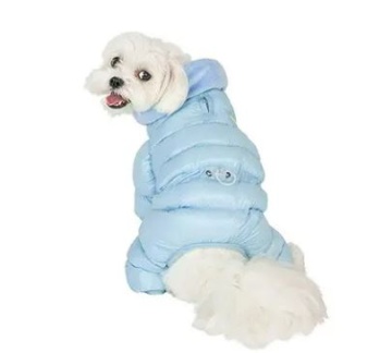 Puppia Комбінезон для собак VELOUR SOFT ALLINONE JUMPER PAWD Blue