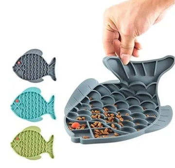 Derby Fish Shaped Dog Lick Mat Силіконовий килимок для лизання