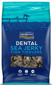 Натуральні ласощі для собак Fish4Dogs Sea Jerky Рибні квадратики