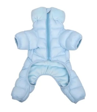 Puppia Комбінезон для собак VELOUR SOFT ALLINONE JUMPER PAWD Blue