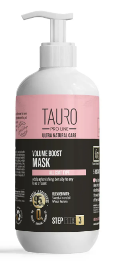 Маска для придания объема шерсти собак и кошек TAURO PRO LINE Ultra Natural Care Volume Boost Mask