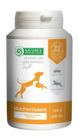 Мультивитаминная добавка к корму для собак Nature's Protection Multivitamins