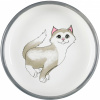 Trixie Миска керамічна для котів породи перс, сіра