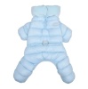 Puppia Комбінезон для собак VELOUR SOFT ALLINONE JUMPER PAWD Blue