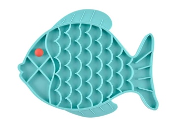 Derby Fish Shaped Dog Lick Mat Силіконовий килимок для лизання