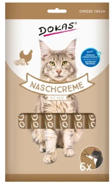 Ласощі для котів Dokas Nschcreme Кремова закуска з куркою та сиром