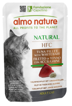 Пауч Almo Nature HFC Cat Natural тунець і мальок