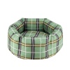 Лежак для Тварин BronzeDog Comfort Круглий Зелений