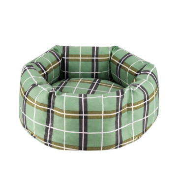 Лежак для животных BronzeDog Comfort Круглый Зеленый 