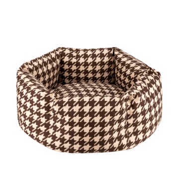 Лежак для животных BronzeDog Comfort Круглый Коричневый 
